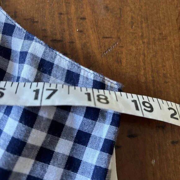 Old Navy Ladies Blue Gingham Summer Top Size Large NWT - Picture 6 of 8